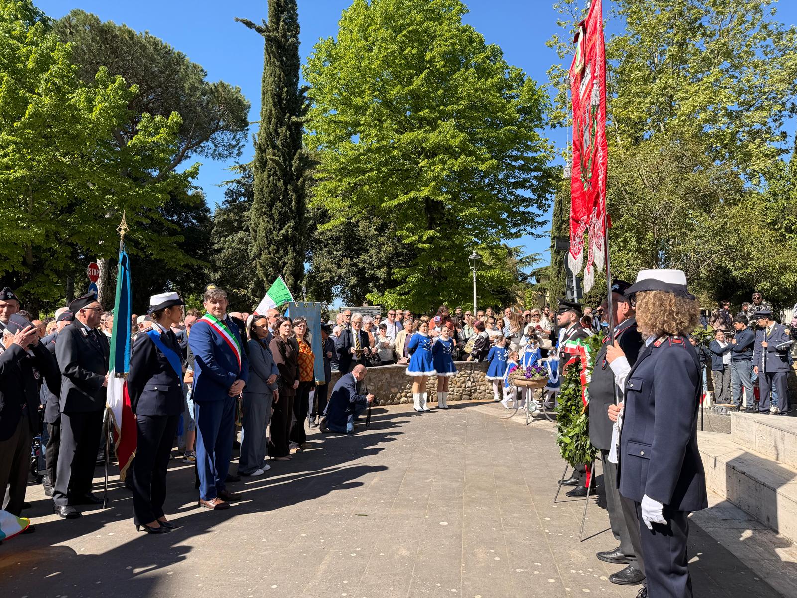 Comunità unita e compatta a San Casciano per ricordare l’anniversario della Liberazione (Fon te foto comunicato Comune di San Casciano in Vald di Pesa)