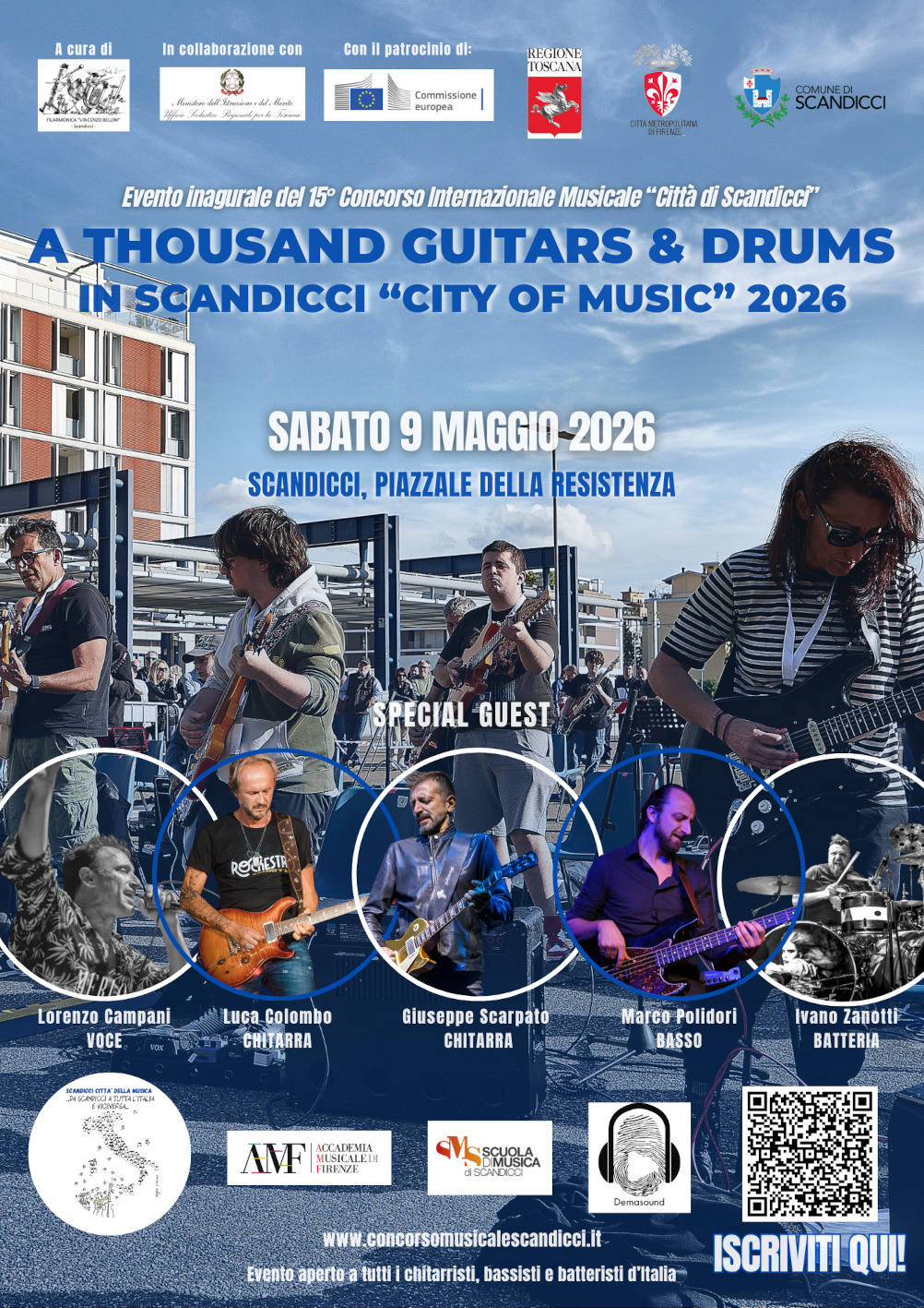Locandina A Thousand_Guitars&Drums