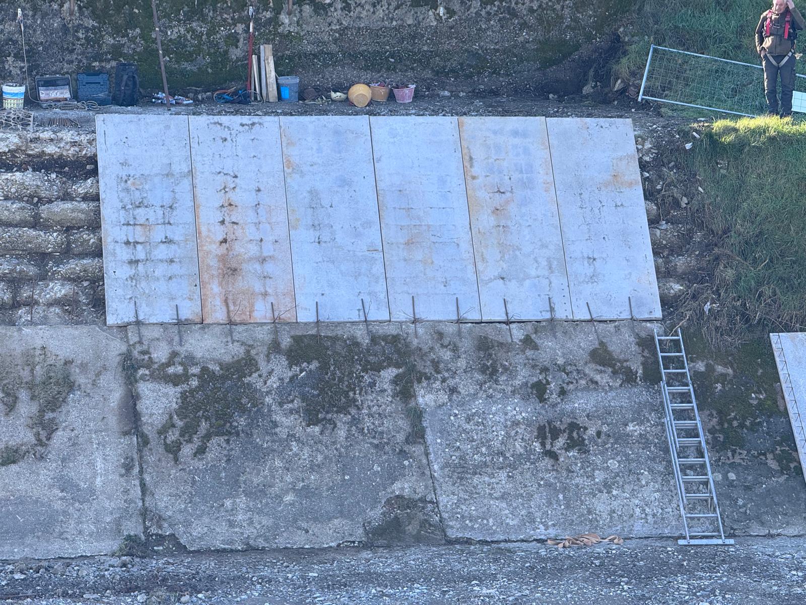 Bisenzio a Campi a monte del ponte di Capalle (durante i lavori) (Fonte foto Consorzio di Bonifica Medio Valdarno)