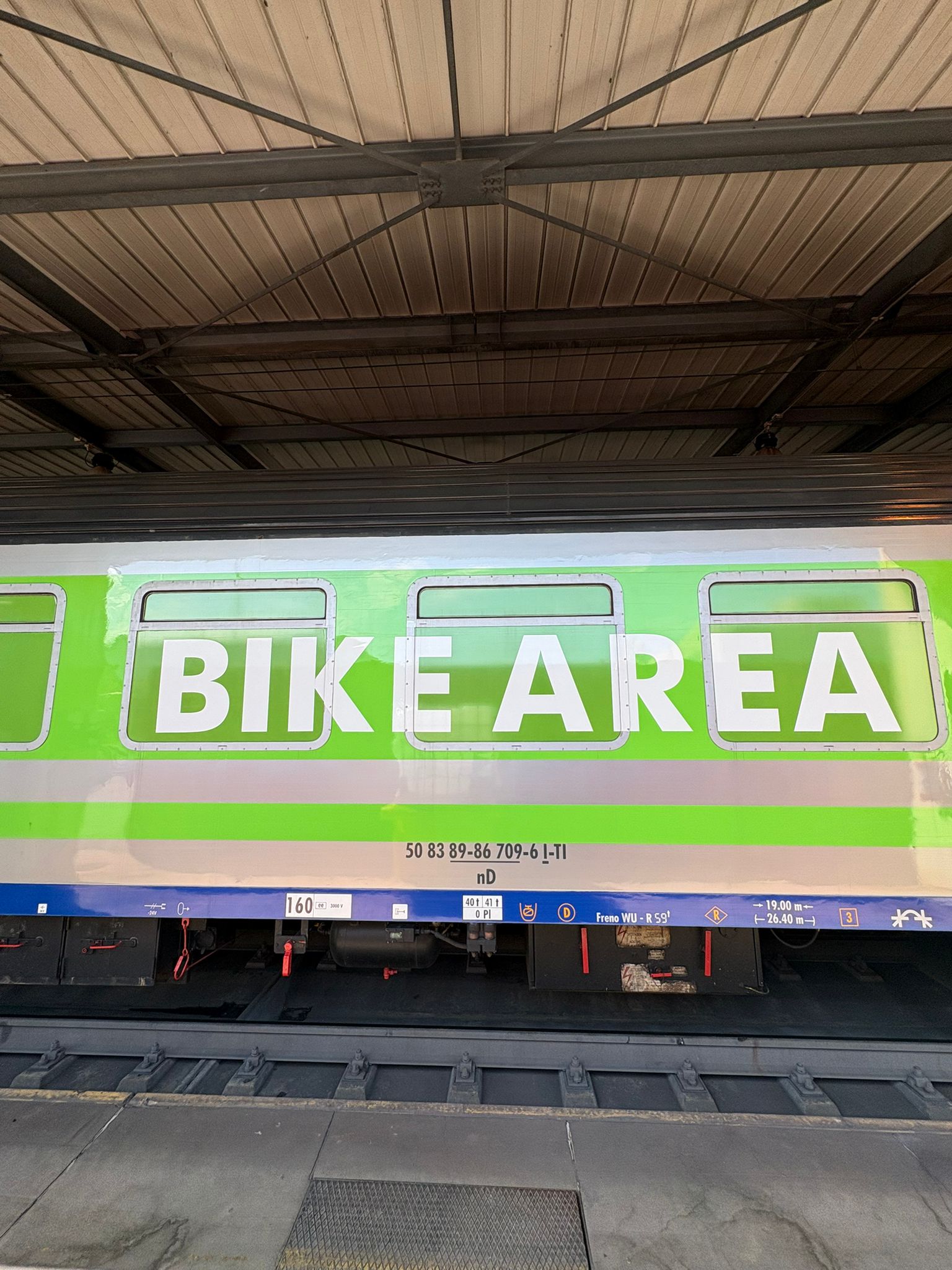 Potenziato il trasporto bici per la manifestazione 'Tuscany Trail' (Fonte foto comunicato stampa Trenitalia)