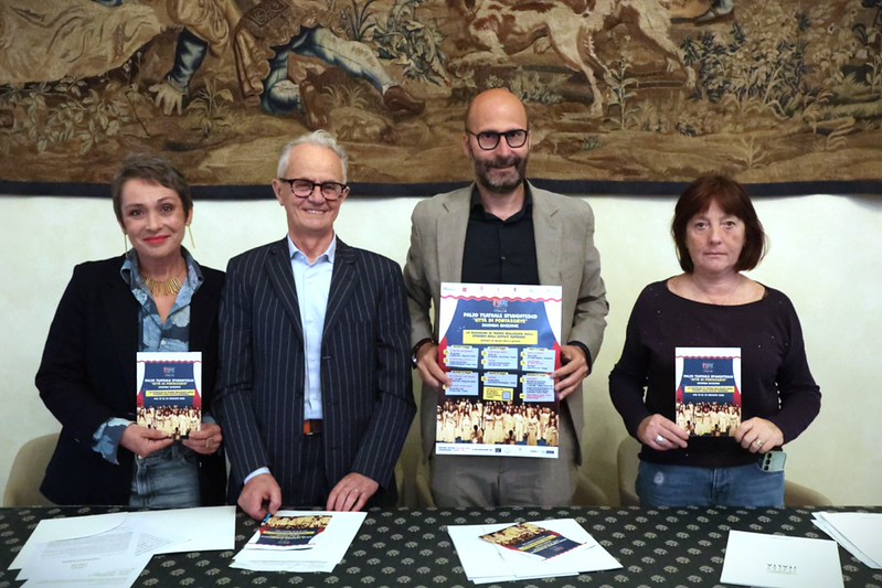 Un momento della conferenza stampa (foto Antonello Serino - Met Ufficio Stampa)