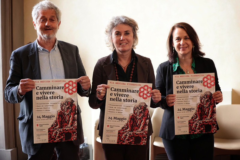 Da sx Sandro Billi - Silvia Catani e Claudia Sereni (foto Antonello Serino - Met Ufficio Stampa)