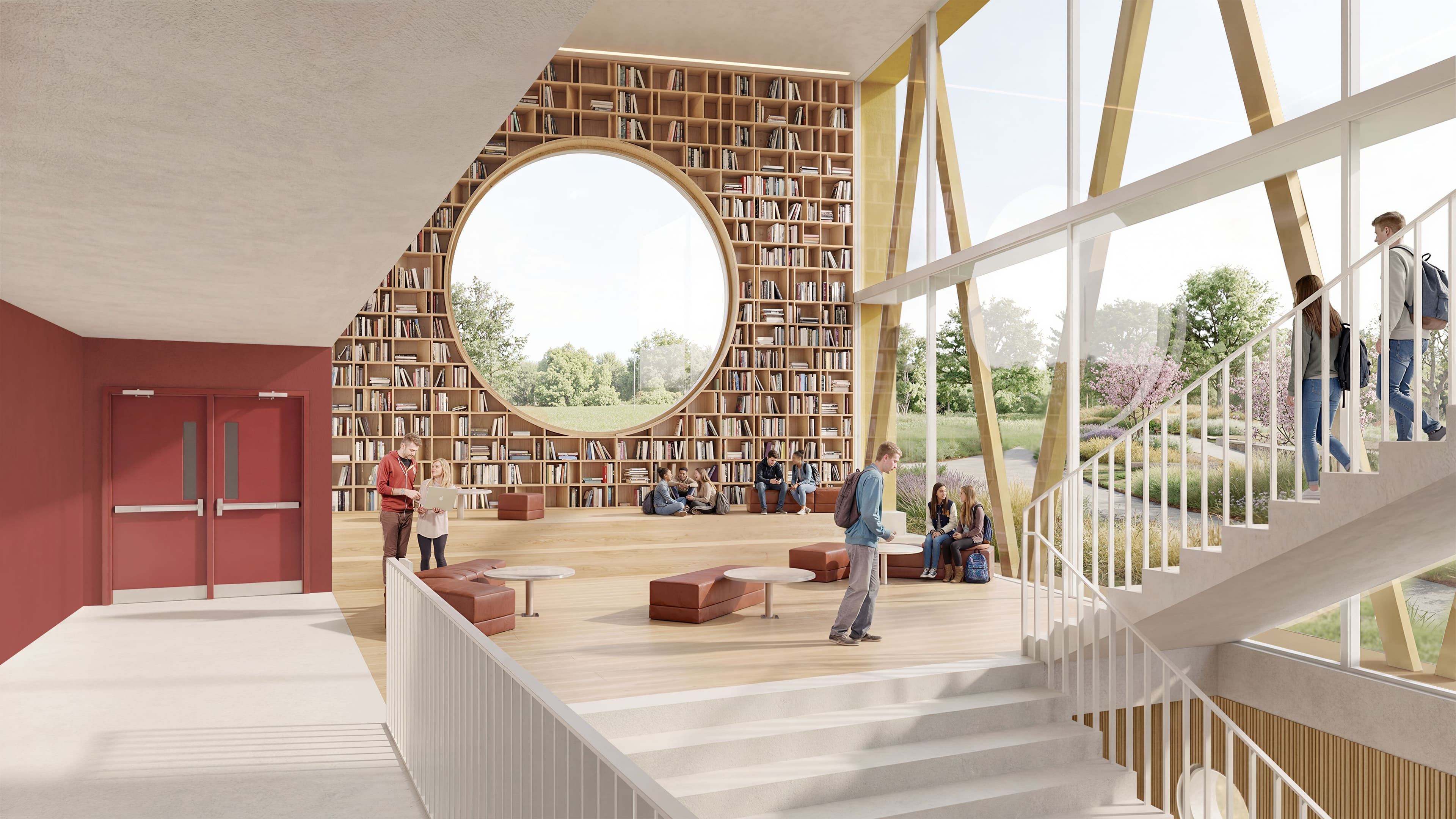 La Biblioteca al primo piano