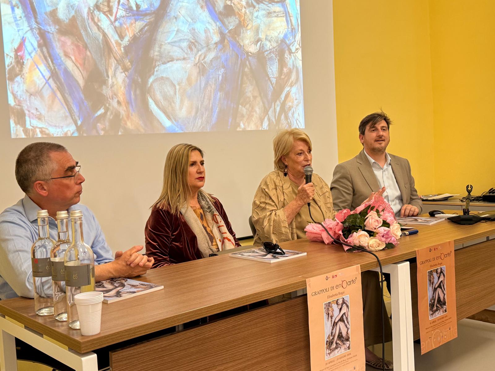 Elisabetta Rogai con sindaco Ciappi (fonte foto comunicato stampa)