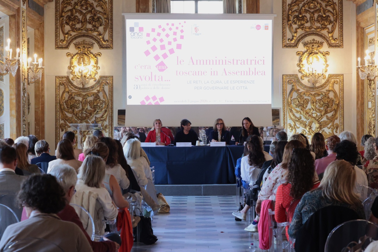 Beatrice Barbieri, la consigliera delegata porta il saluto della Metrocitt� al convegno Anci (foto Antonello Serino - Met Ufficio Stampa)