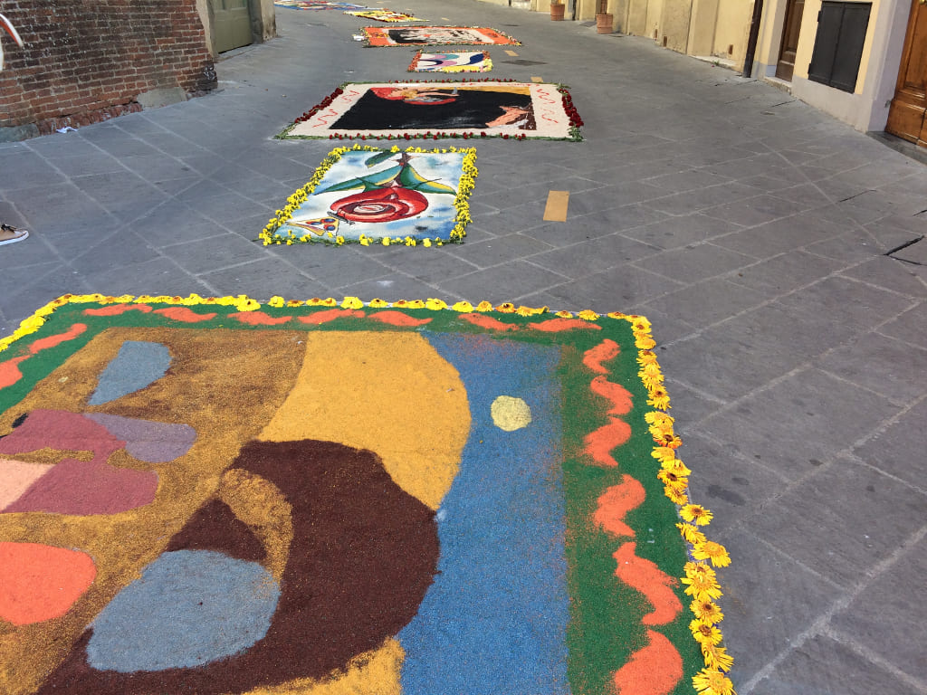 Infiorata (Fonte foto comunicato Comune di Cerreto Guidi)