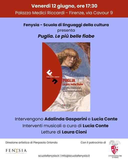 La locandina dell'incontro su 'Puglia. Le pi� belle fiabe'