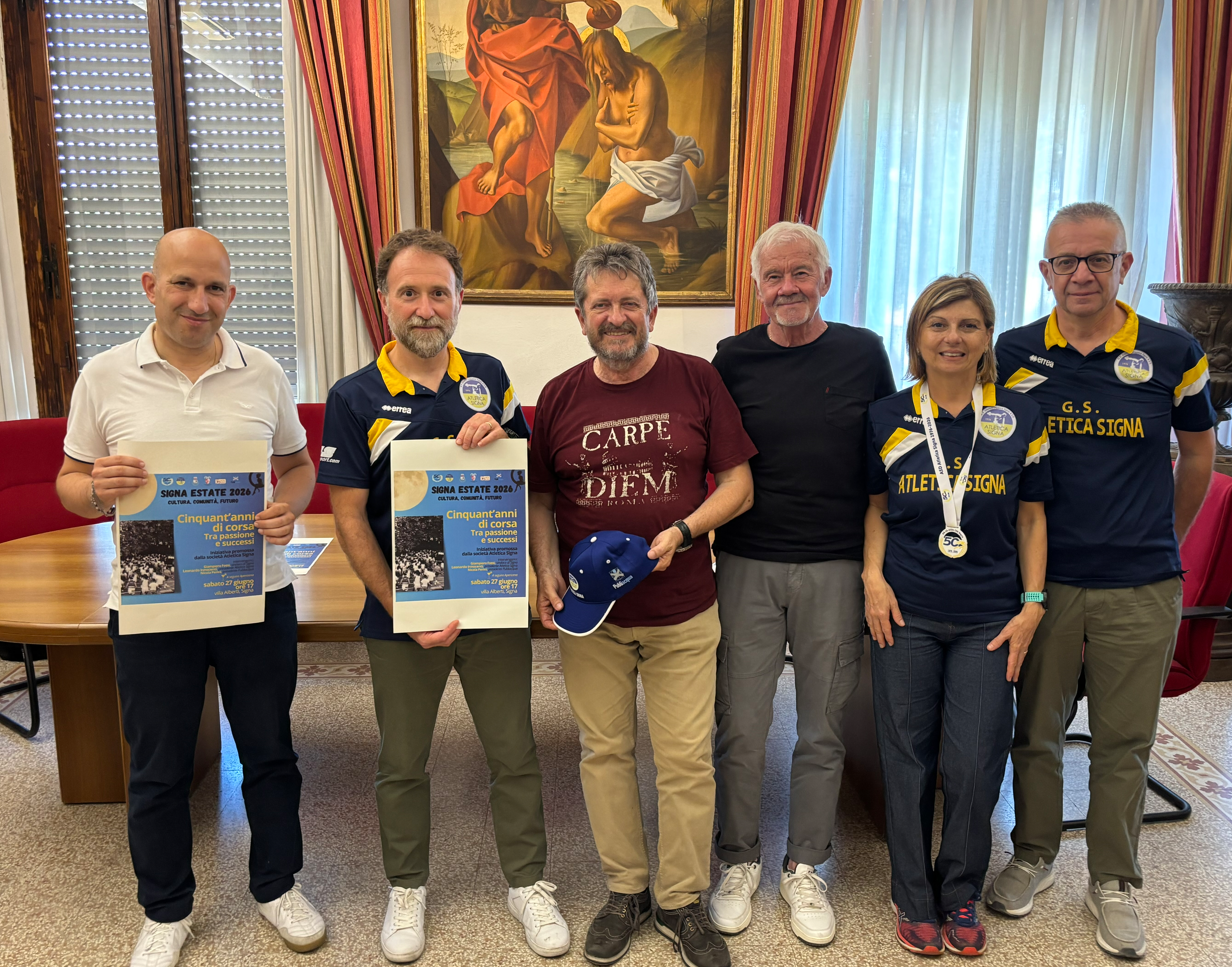Atletica Signa, 50 anni di corsa tra sport, passione e comunità (Fonte foto comunicato Comune di Signa)