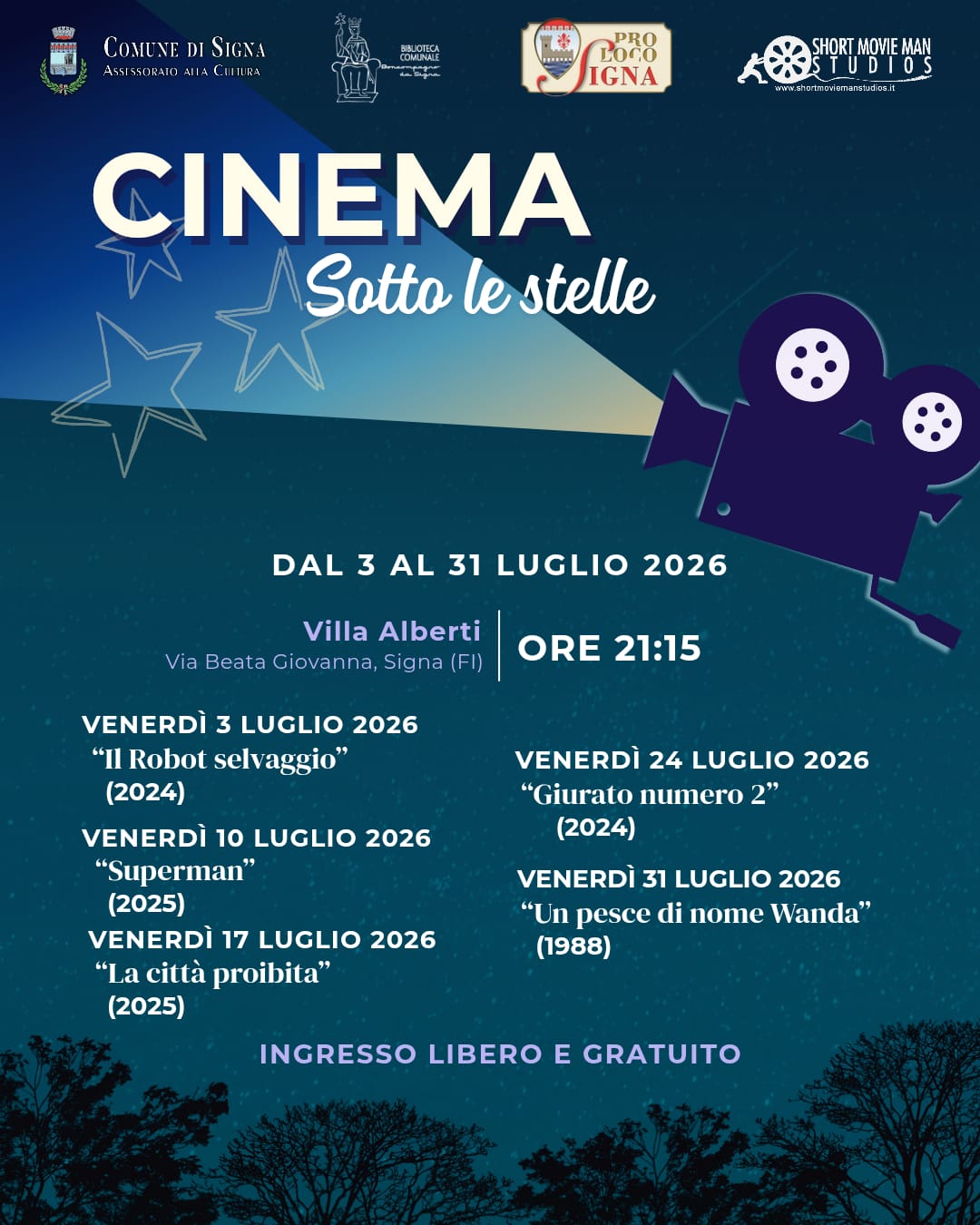 Classica, locandina con programma