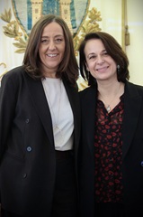 Sara Funaro e Claudia Sereni (foto Antonello Serino - Met Ufficio Stampo)