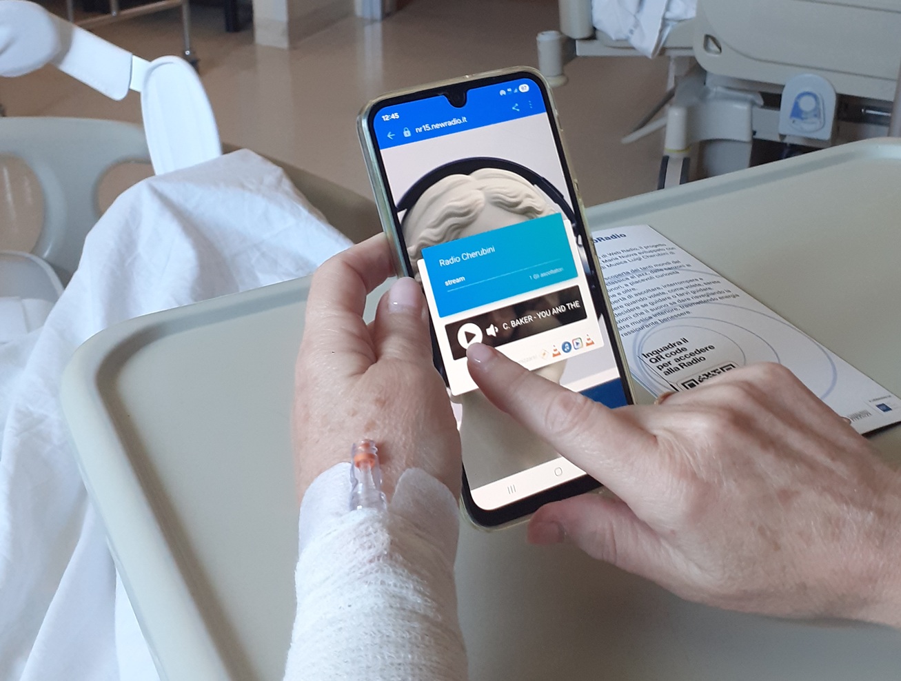 Nasce a Santa Maria Nuova la prima web radio ospedaliera per il benessere dei pazienti (Fonte foto Ausl Toscana Centro)