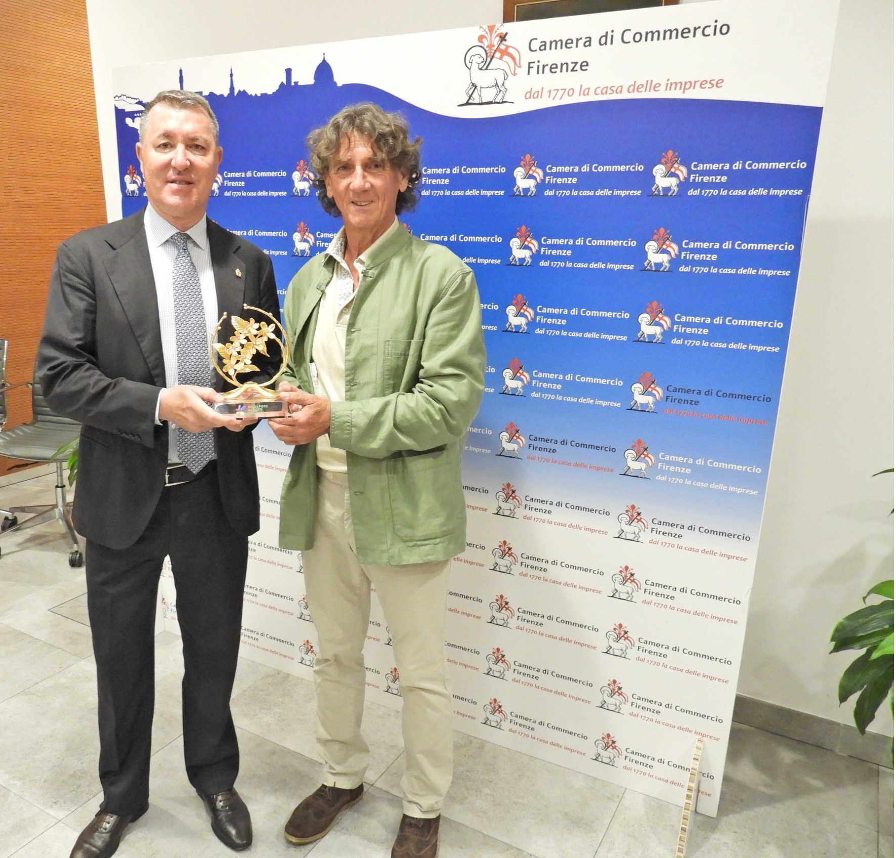 E' fiorentina la star mondiale del giardinaggio (fonte foto comunicato Camera di Commercio Firenze)