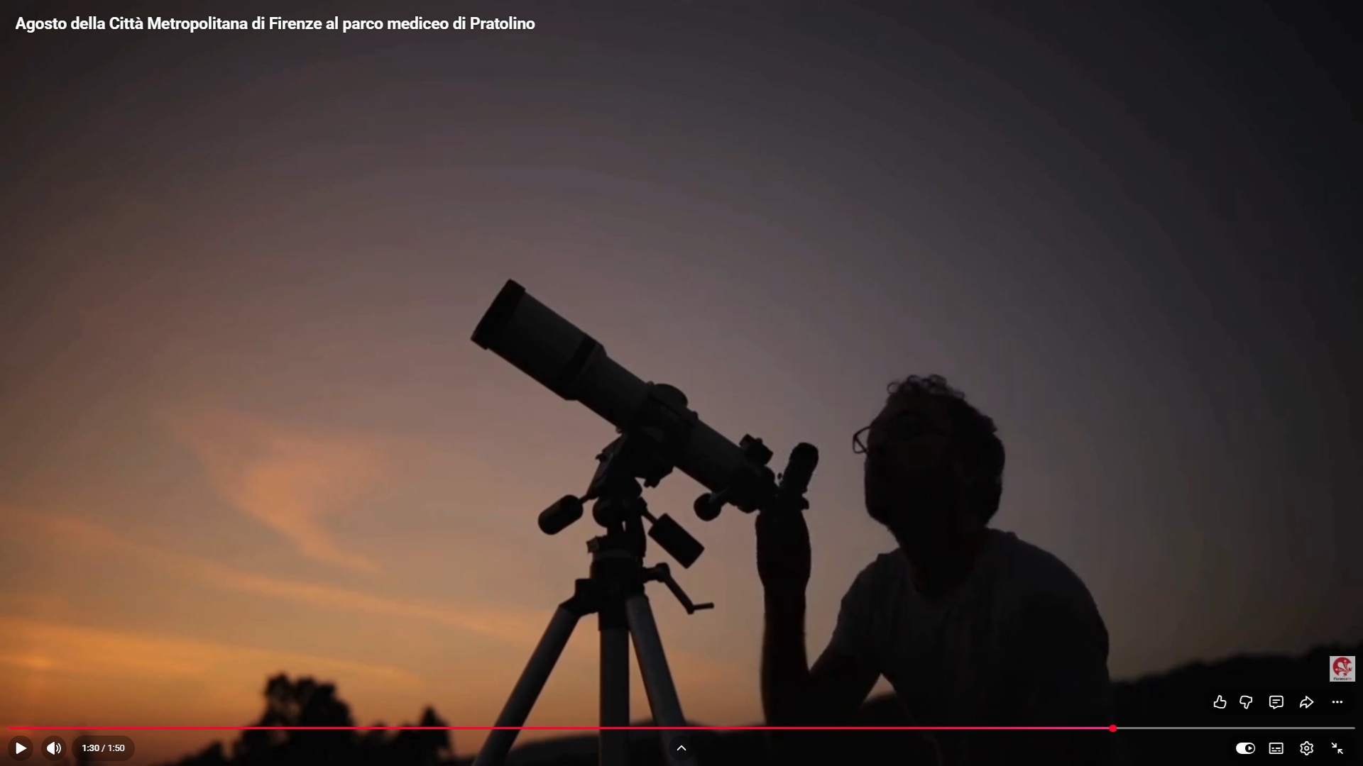Frame dal video di Florence Tv