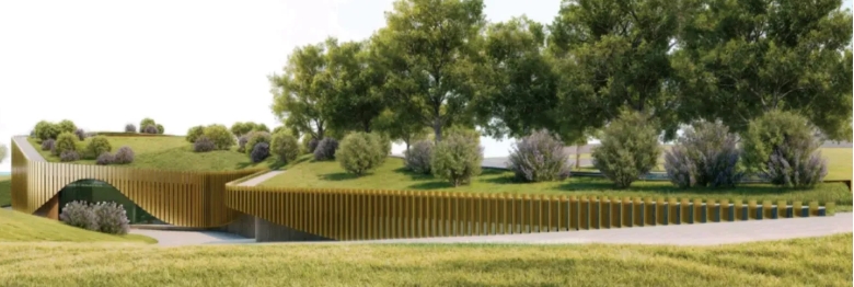 rendering auditorium villa le brache