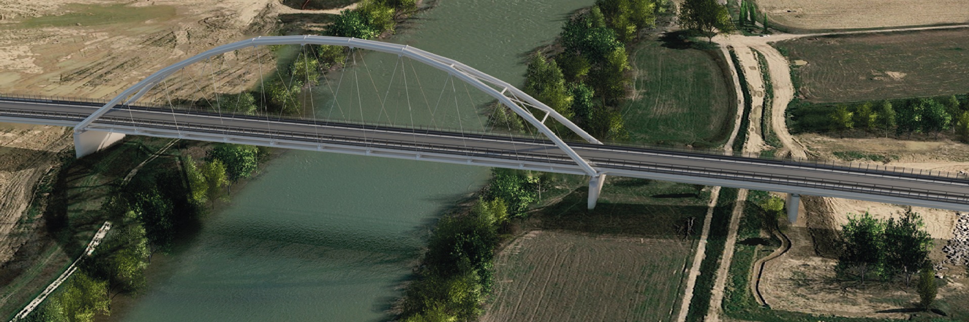 SS67 nuovo ponte Arno Fibbiana rendering (Fonte immagine comunicato stampa Anas)
