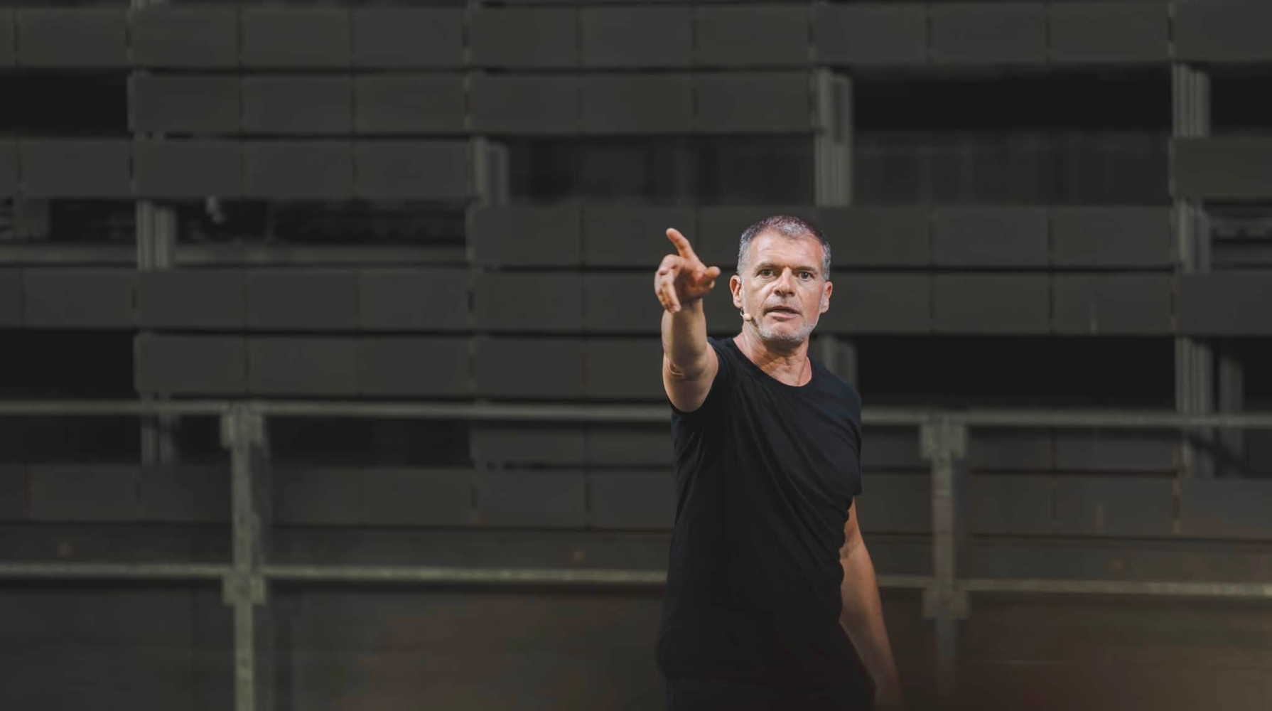 Stefano Massini - Liberamente alla Cavea del Maggio_ (ph. Michele Monasta - Fonte comunicato Teatro della Toscana)