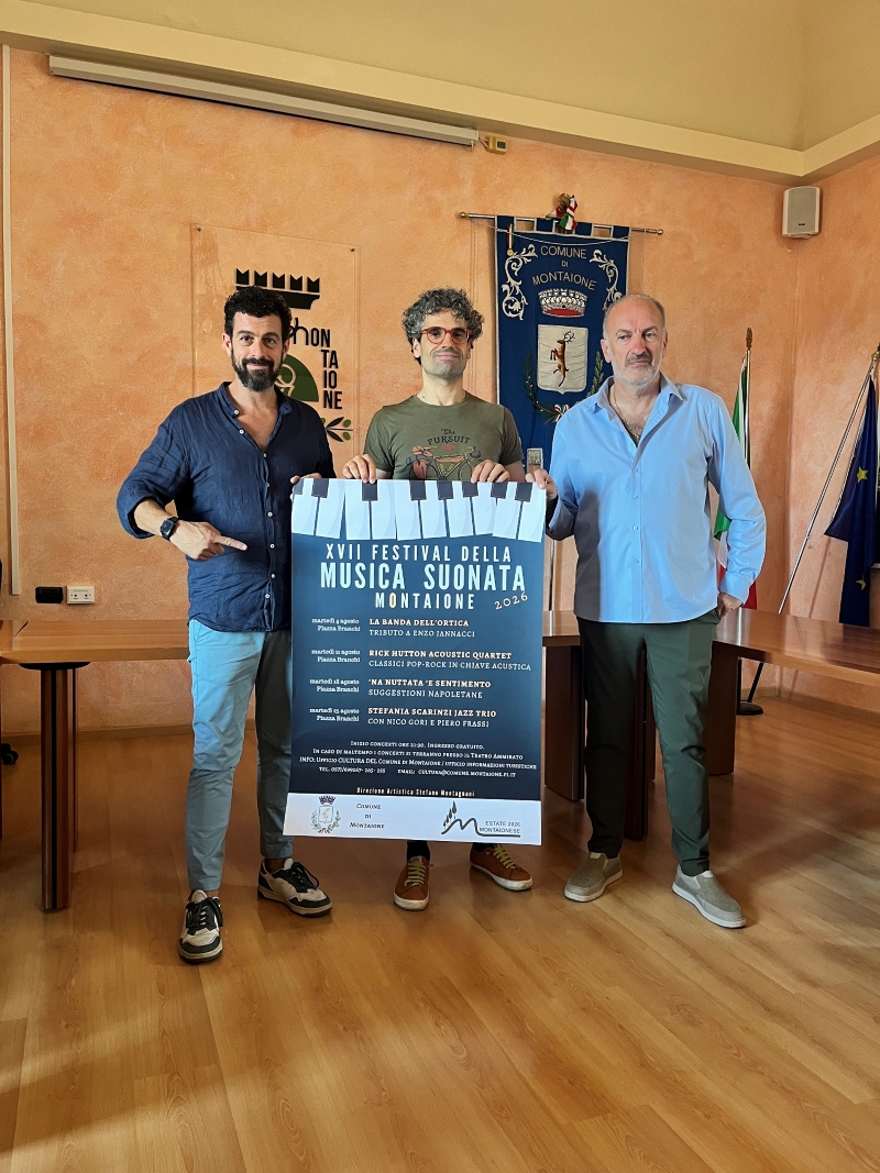 Un momento della presentazione (Fonte foto comunicato Comune di Montaione)