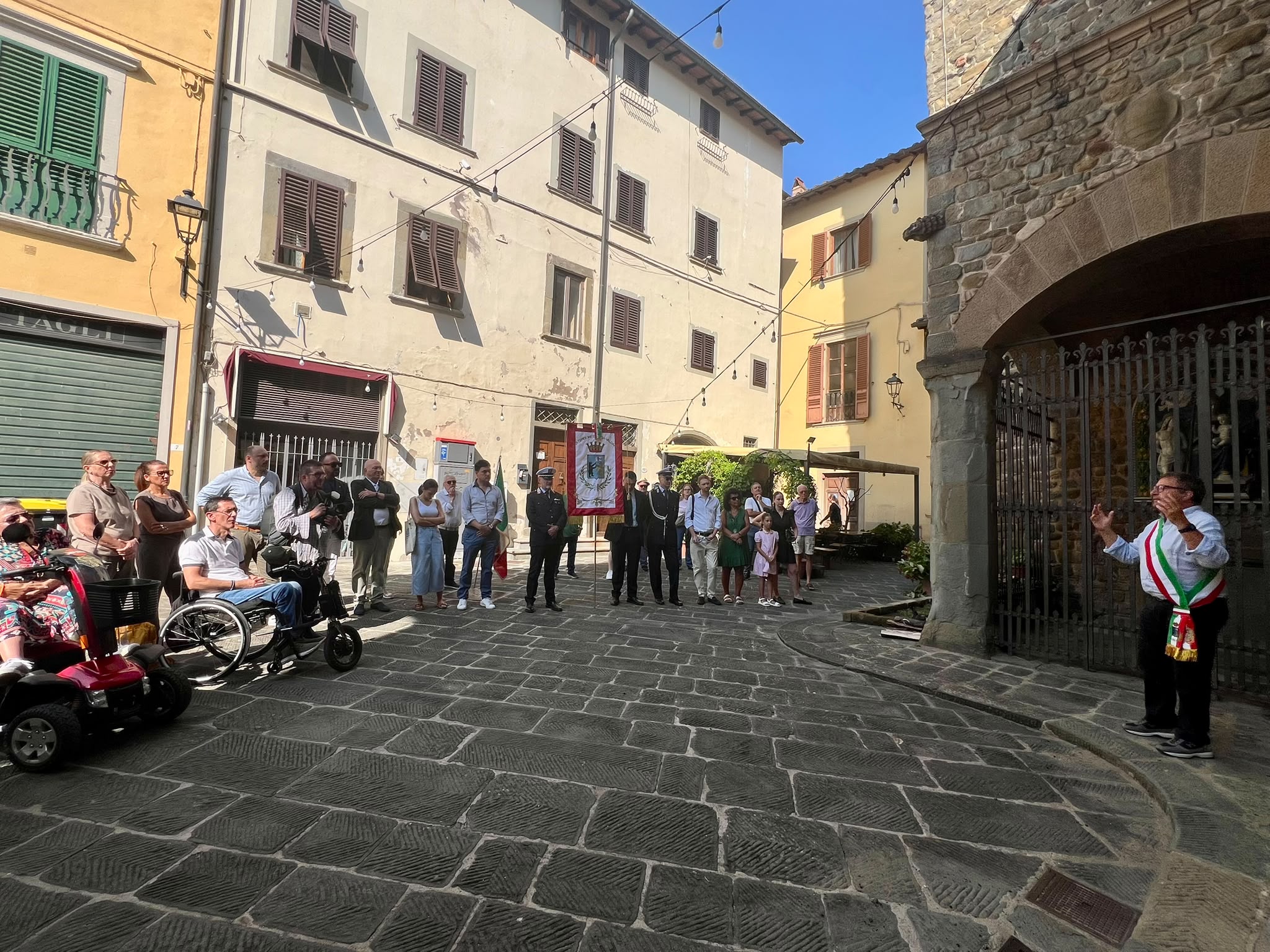 'Fermati un minuto' celebrazione della Liberazione dall'occupazione nazifascista (Fonte foto comunicato Comune di Figline e Incisa Valdarno)