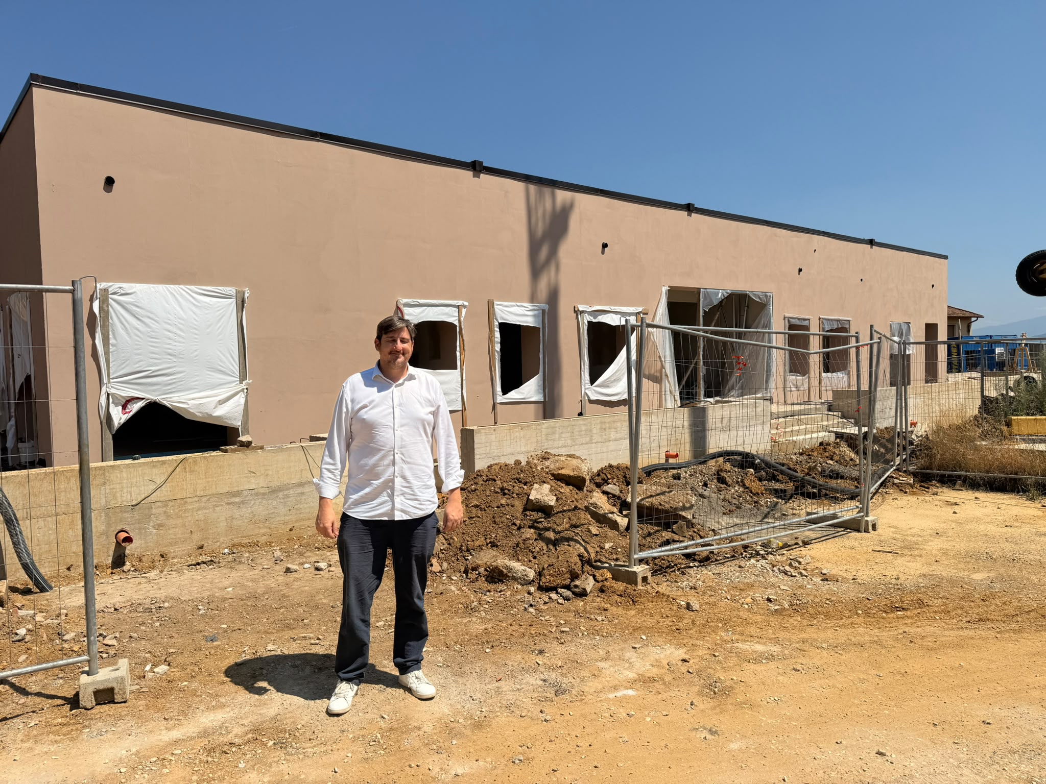 Nuovo nido Mercatale in costruzione (Fonte foto comunicato Comune di San Casciano in Val di Pesa)