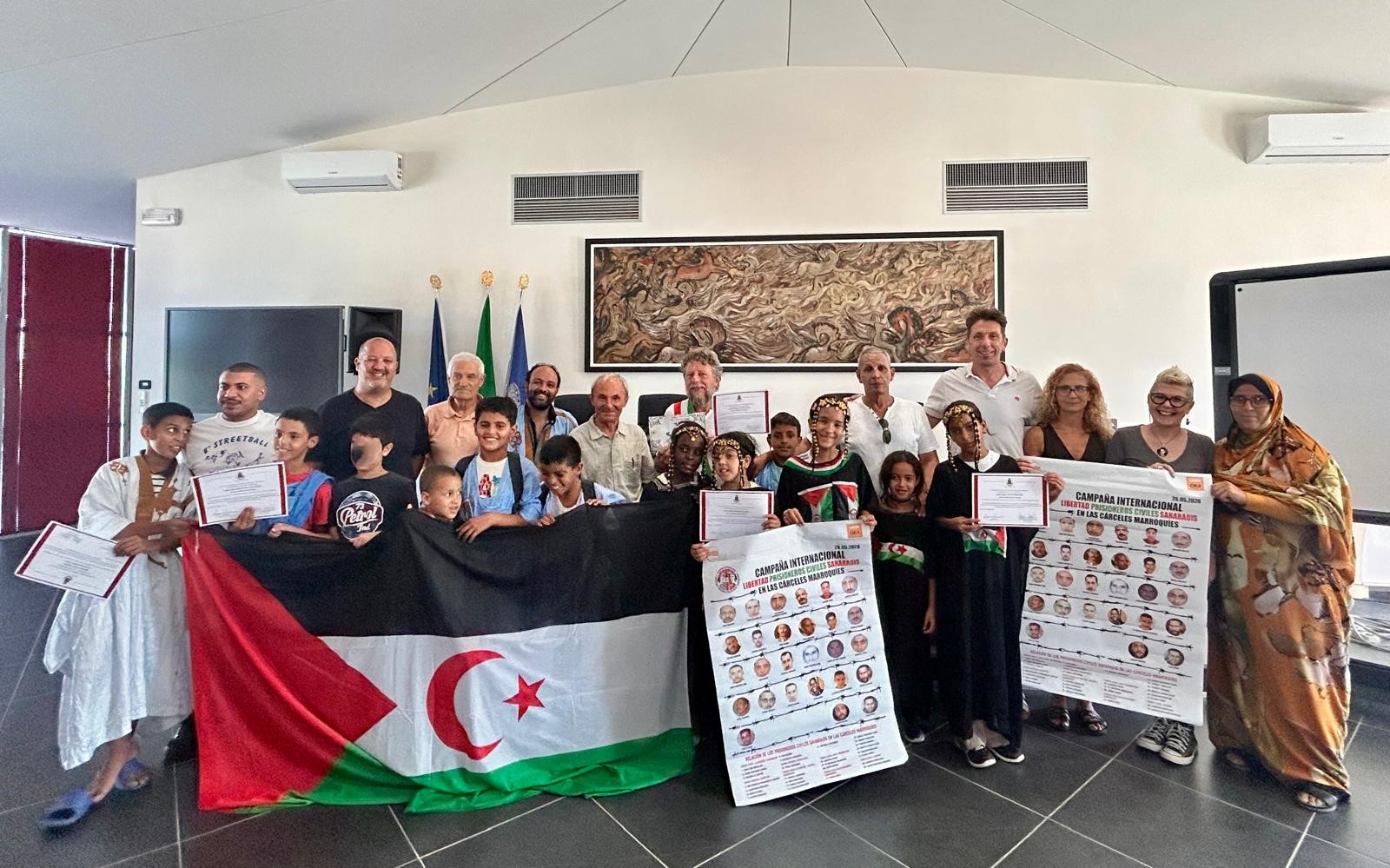 La cittadinanza onoraria di Calenzano a 11 bambini saharawi