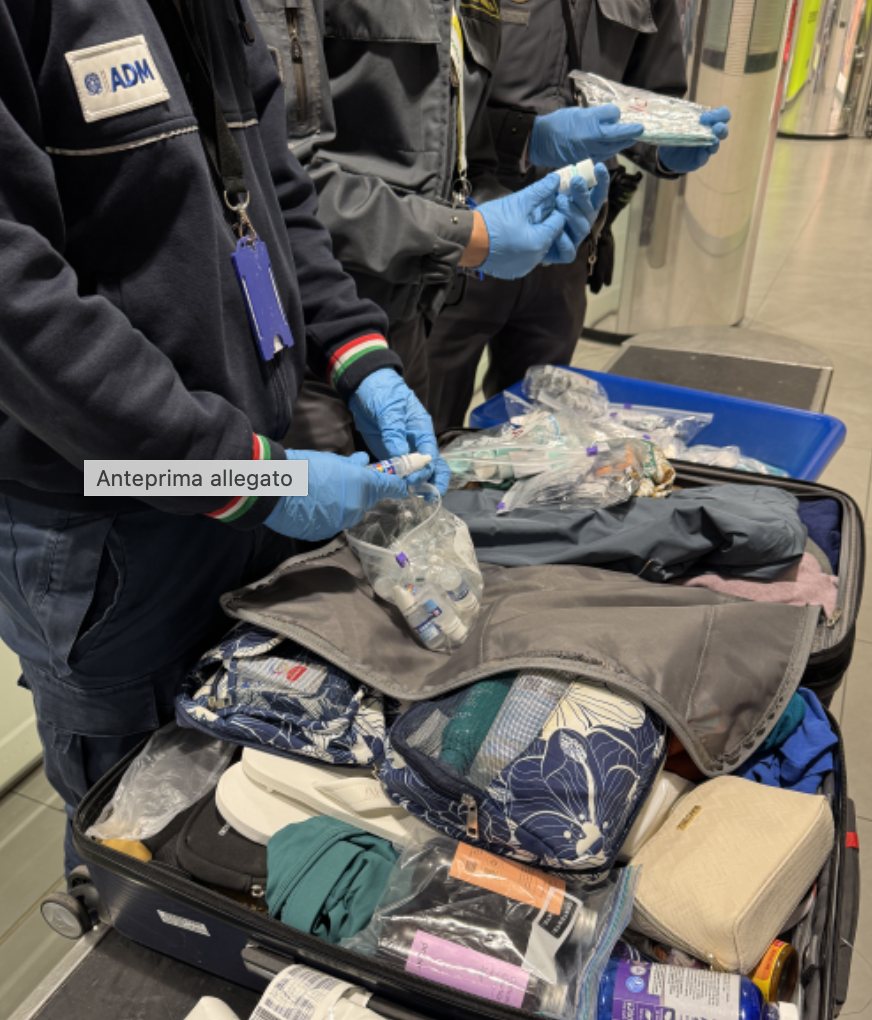 Controlli Aéroporto Firenze (Foto da comunicato ADM)