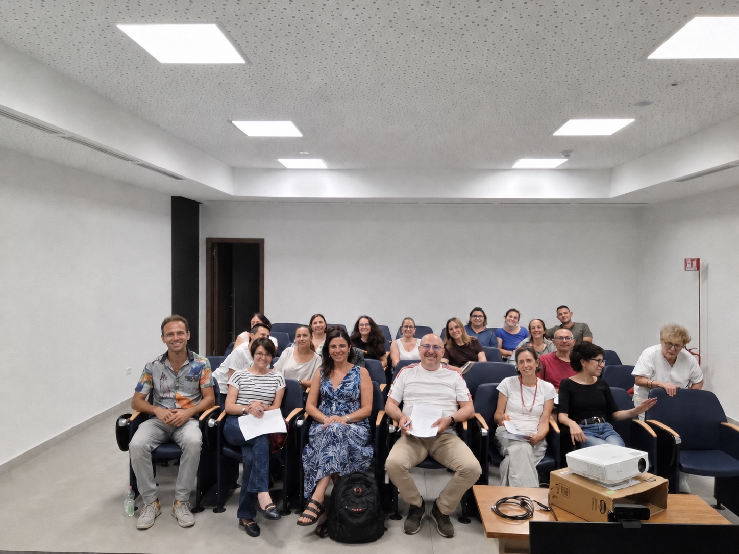 I componenti del Green Team (Foto da comunicato Ausl Toscana Centro)