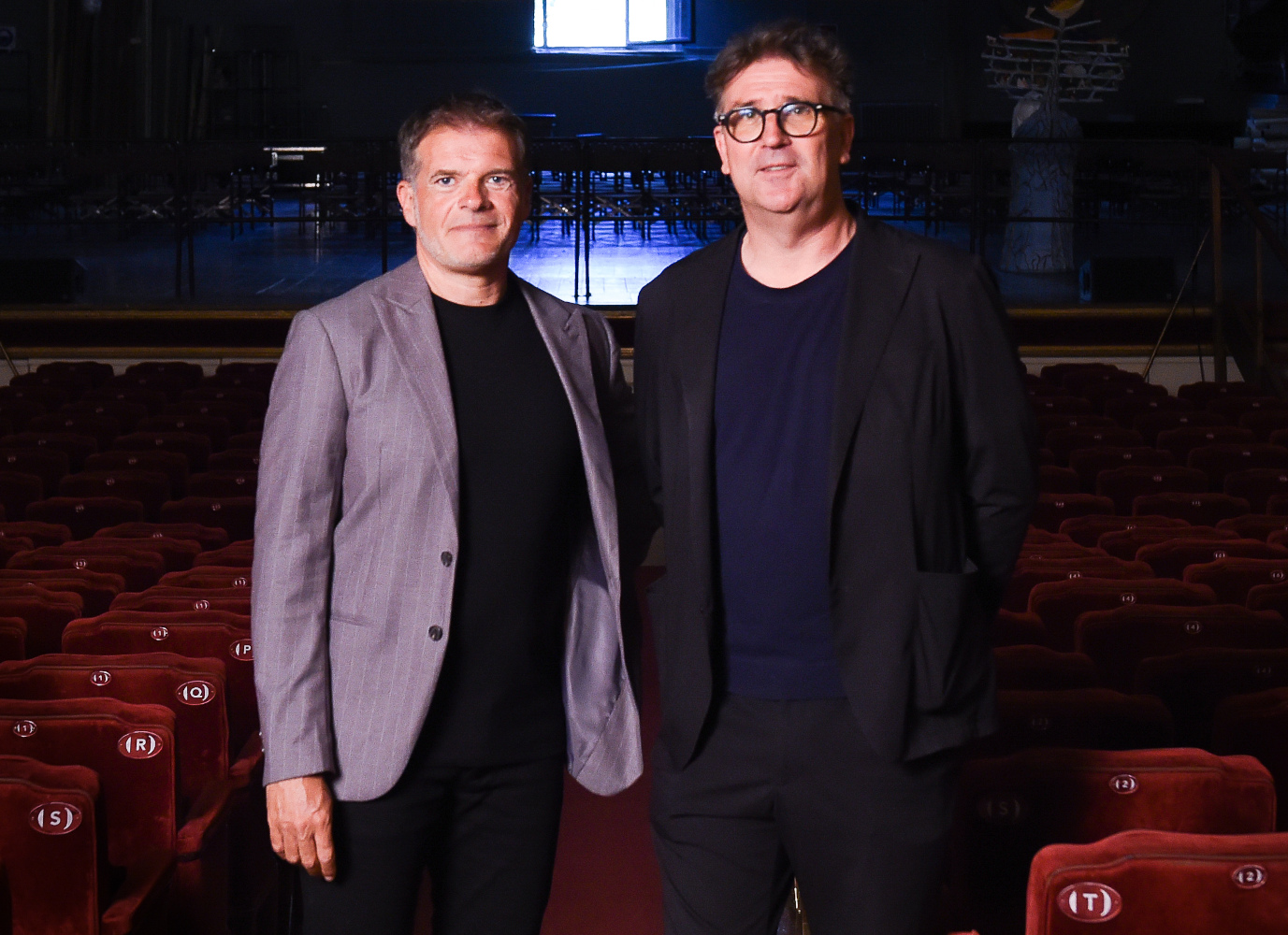 Stefano Massini e Walter Zambaldi (ph. Filippo Manzini - Fonte comunicato stampa Fondazione Teatro della Toscana)