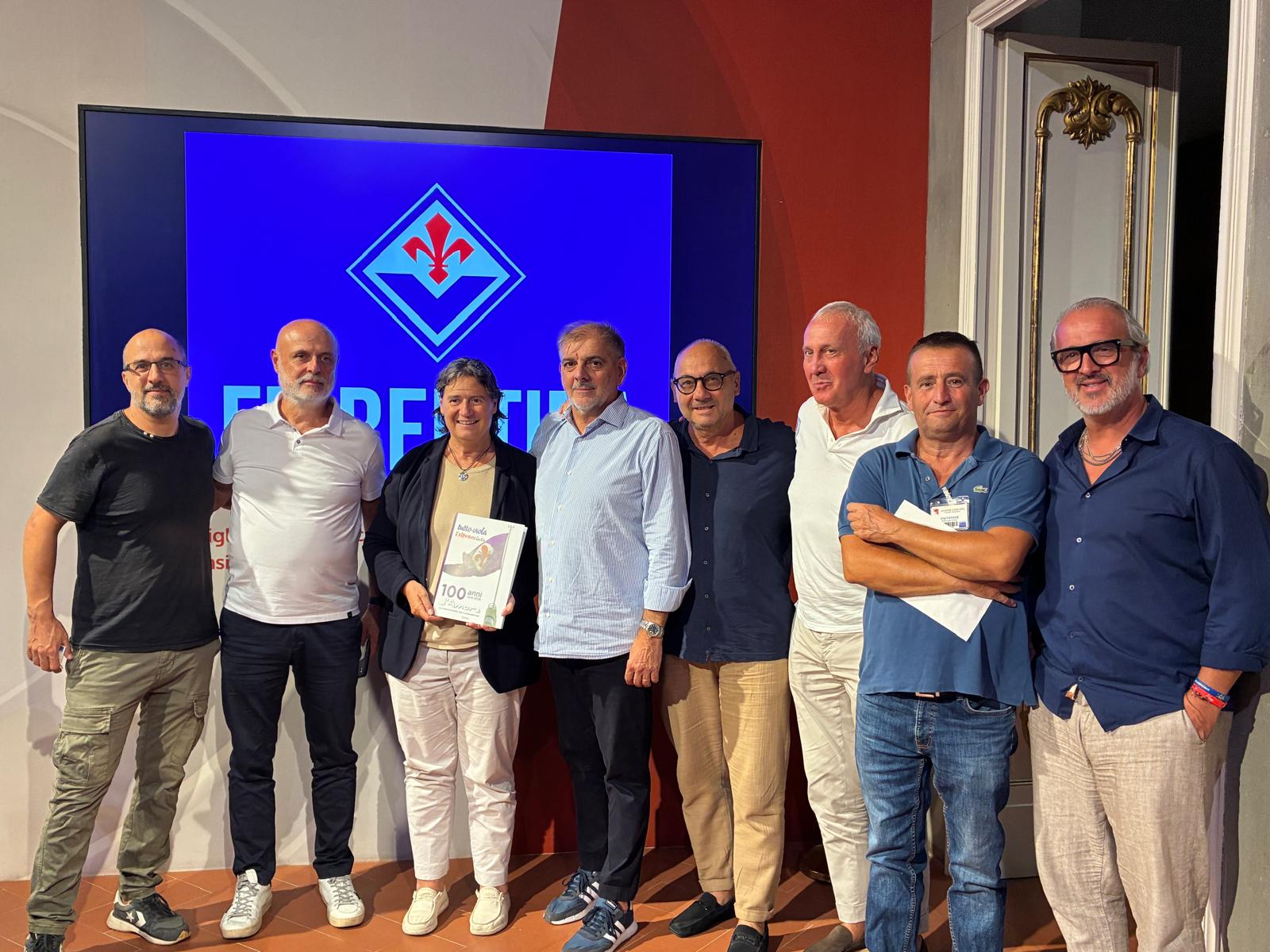 Emozioni viola in '100 anni d'Amore' per la Fiorentina (Fonte foto Consiglio della Regione Toscana)