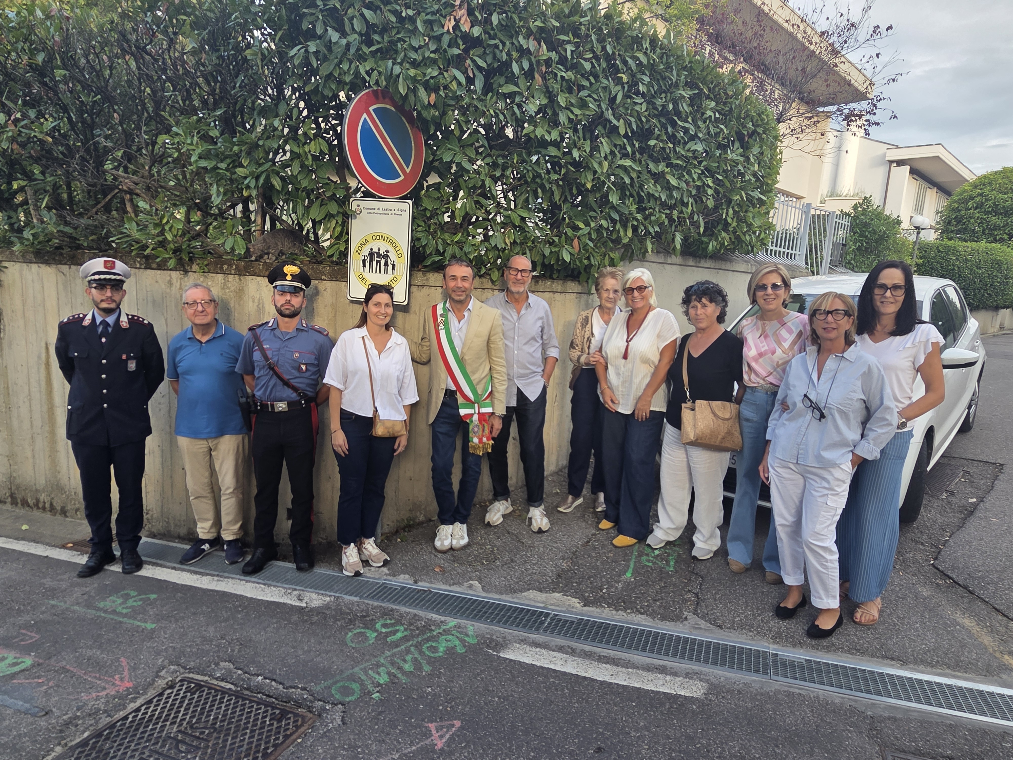 Prosegue a Lastra a Signa il progetto del Controllo di vicinato con la costituzione di un nuovo gruppo in via Traccoleria (Fonte foto comunicato Comune di Lastra a Signa)
