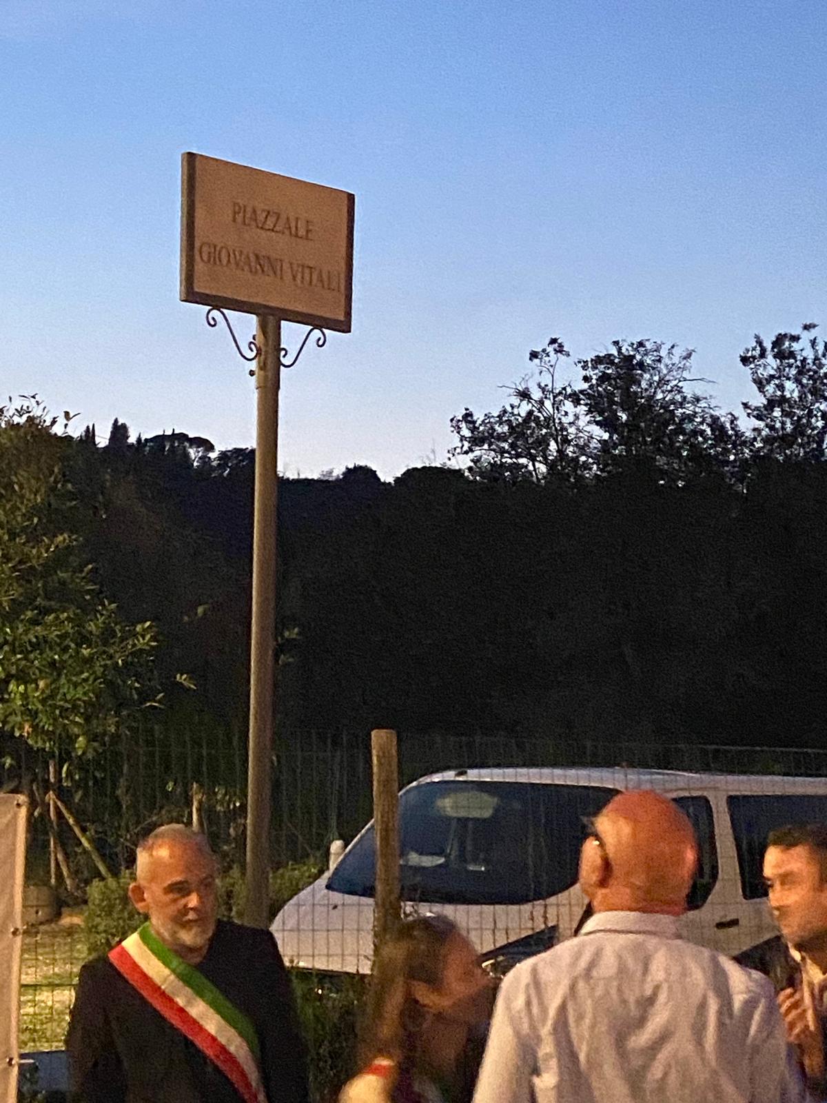 Un momento dell'inaugurazione (Fonte foto comunicato Comune di Impruneta)