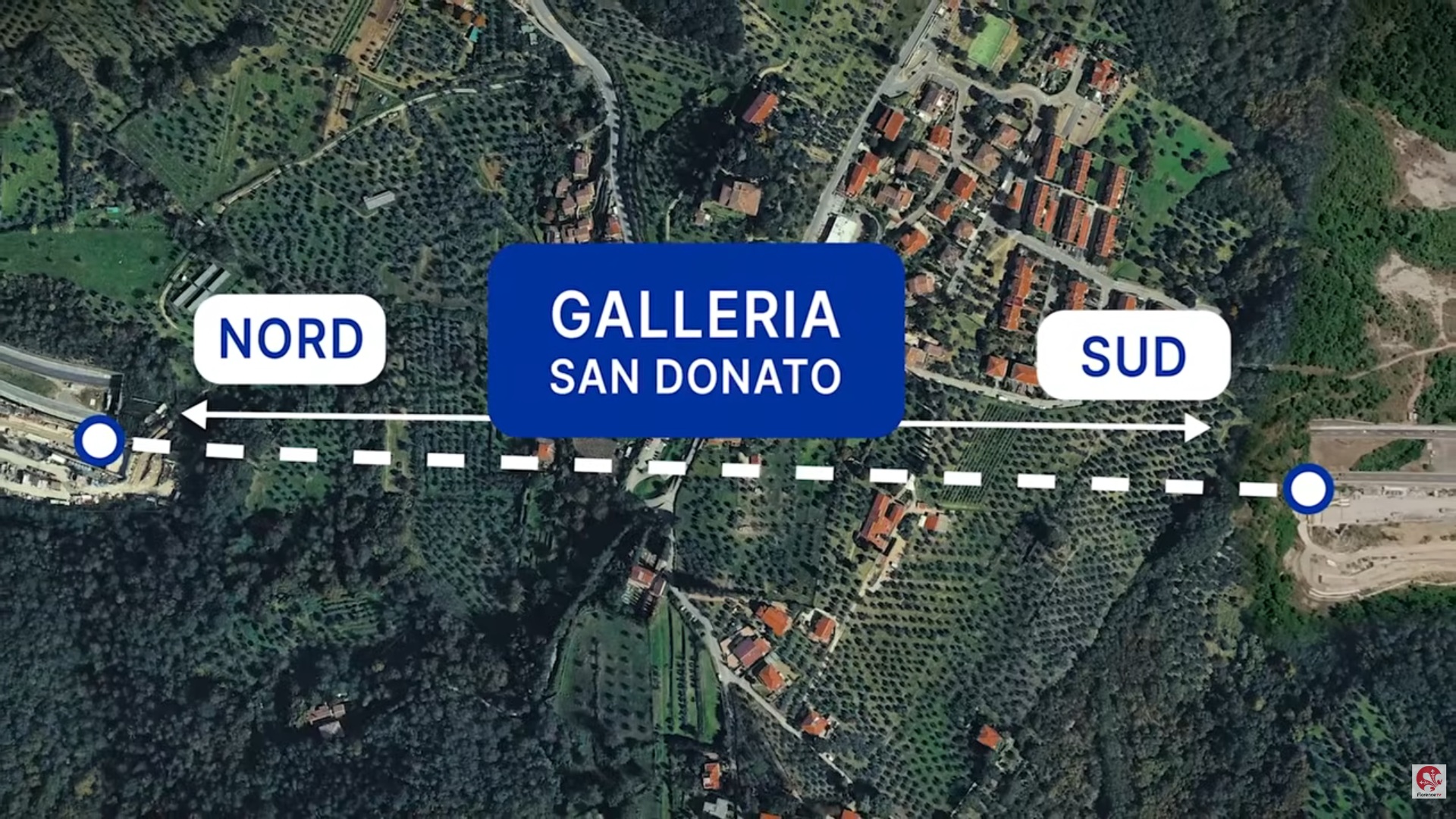 Frame dal video di Florence Tv