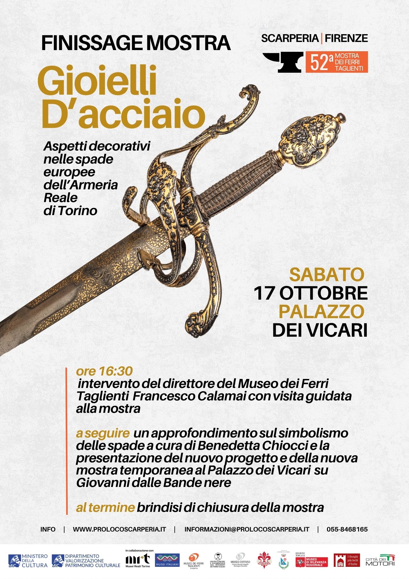 Mostra dei Ferri taglienti, 'Gioielli d'acciaio'