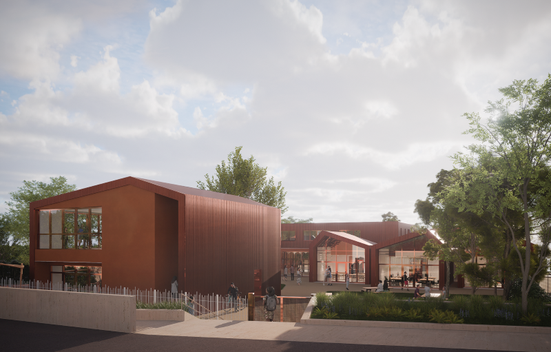 Rendering Campus (Fonte foto comunicato Ausl Toscana Centro)