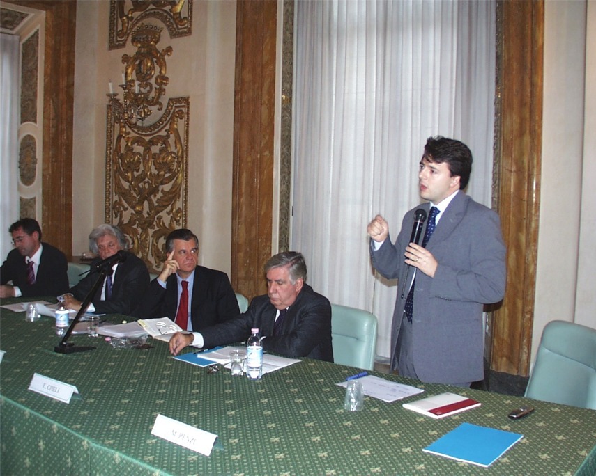 Matteo Renzi interviene alla cerimonia per il 60 anniversario del Circolo Rosselli