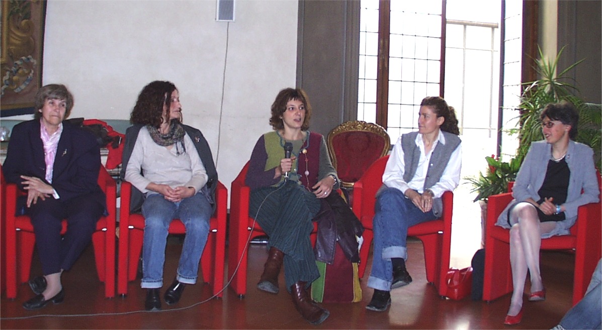 Da sinistra Dorotea De Luca, Elena Comparini, Adriana Garroni, Silvia Masi, Francesca Grassi
