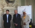 Da sinistra Matteo Renzi, Beppe Modenese, Ambrogio Brenna