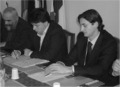 Da sinistra Tiziano Lepri, Matteo Renzi, Marco Mairaghi