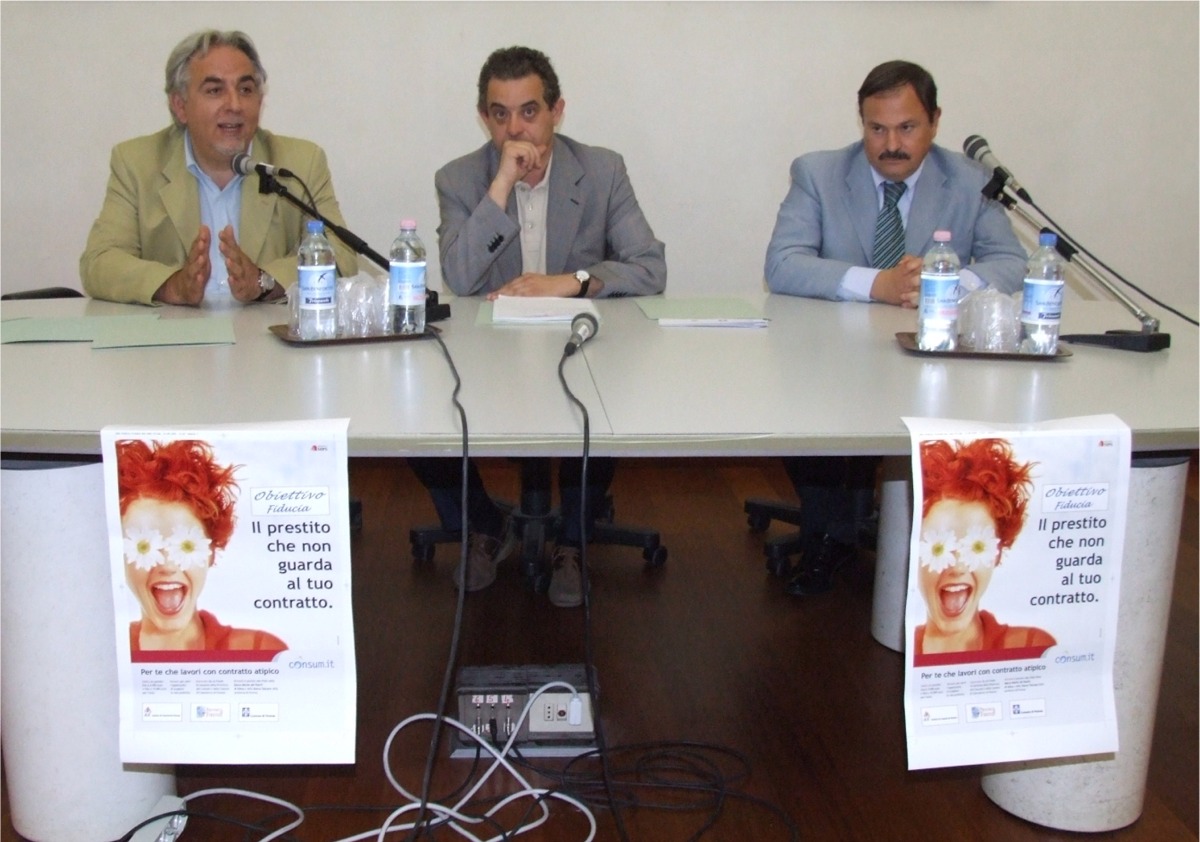 Da sinistra: Riccardo Nencini, Andrea Barducci, Fabio Giannotti