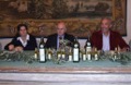 La presentazione della Dop "Colline di Firenze. Da destra Pietro Sodelli, Ritano Baragli, Angela Crescenzi
