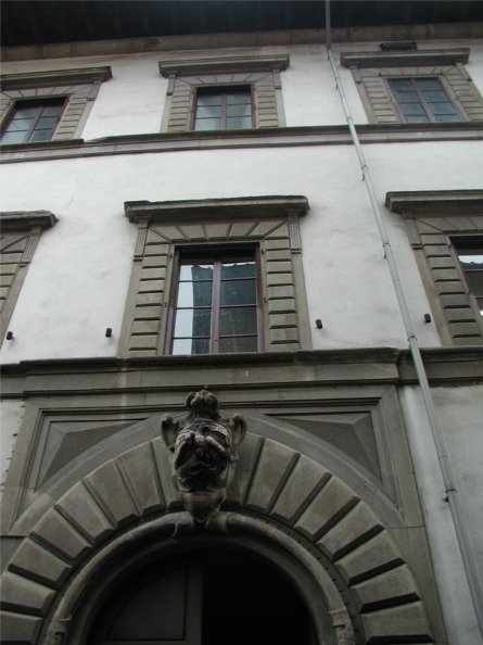La facciata di Palazzo Rinuccini