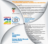 Il programma del convegno di novembre su Agenda 21