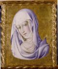 Gonçal Peris Sarria (Valencia c.1380 - 1451) – Vera immagine della Vergine - Tempera su tavola 44,4x37,4cm. Valencia, Museo De Bellas Artes