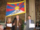 Protesta per il Tibet nel Consiglio provinciale di Firenze