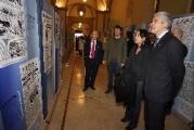 Pier Ferdinando Casini in visita a Palazzo Medici Riccardi con il Presidente Renzi