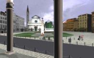 Piazza Santa Maria Novella (rendering per Quadrifoglio)