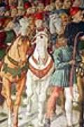 Particolare della Cavalcata dei Magi nella Cappella di Palazzo Medici Riccardi