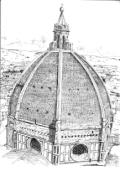Disegno cupola Brunelleschi