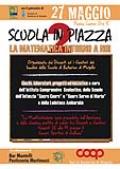 Locandina della manifestazione 'Scuola in piazza'