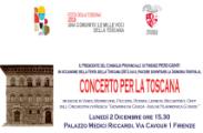 Locandina del Concerto per la Toscana