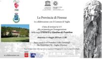 Invito alla cerimonia di scopertura della targa per Pratolino nel Patrimonio mondiale Unesco